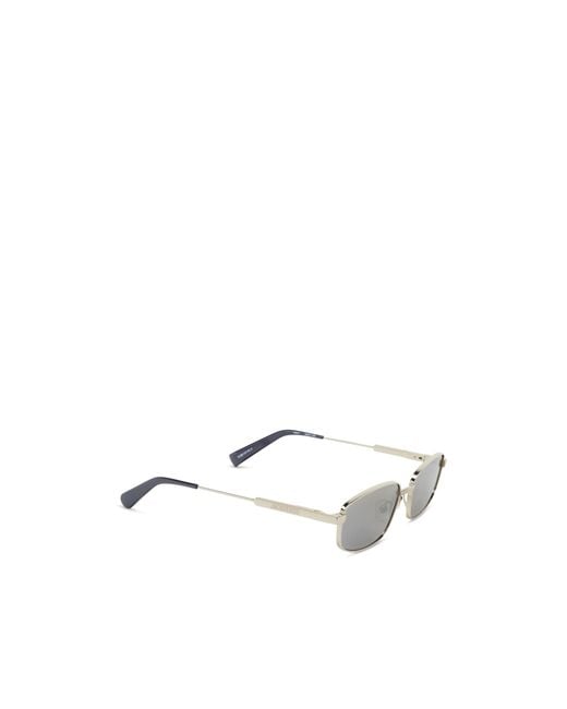 Jacquemus White Rectangle Frame Sunglasses