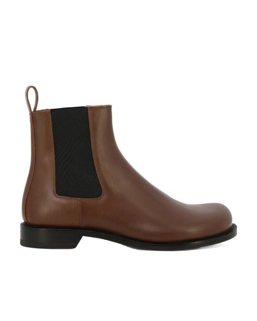 Loewe Brown Campo Chelsea Boots for men
