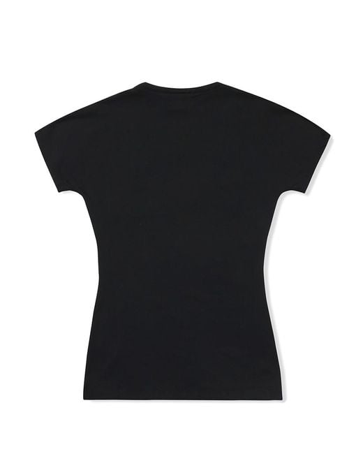 Just Cavalli Black Print T-Shirt