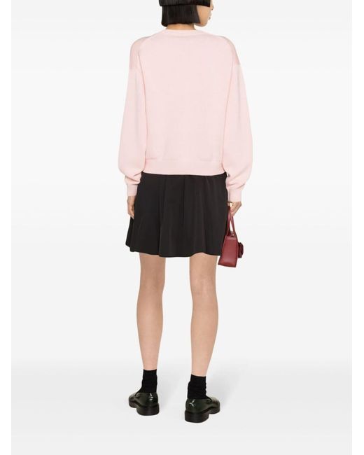 KENZO Pink Boke Flower Intarsia-Knit Jumper