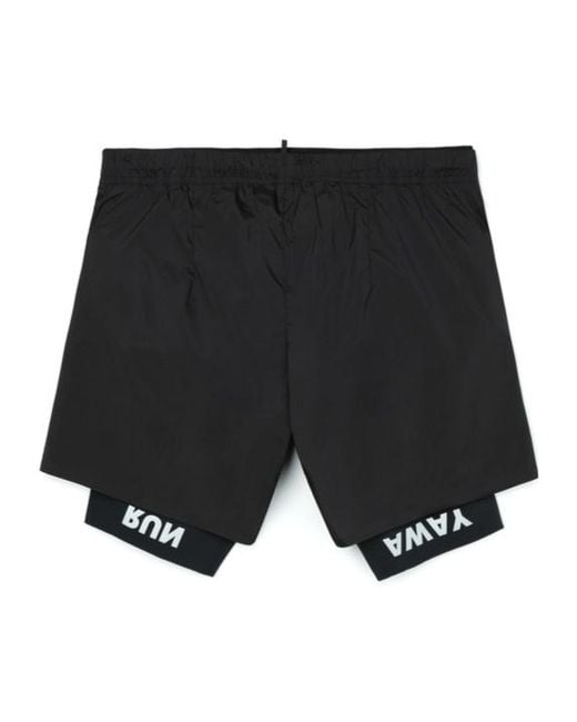 Satisfy Black Techsilk Bermuda Shorts for men