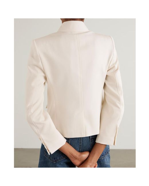 Nili Lotan Natural Jamison Button Down Jacket