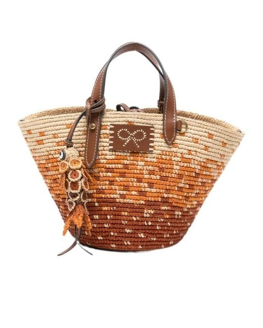 Anya Hindmarch Orange Top-Handle Handbag