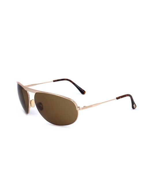 Tom Ford Multicolor Slim Oval-Frame Sunglasses for men
