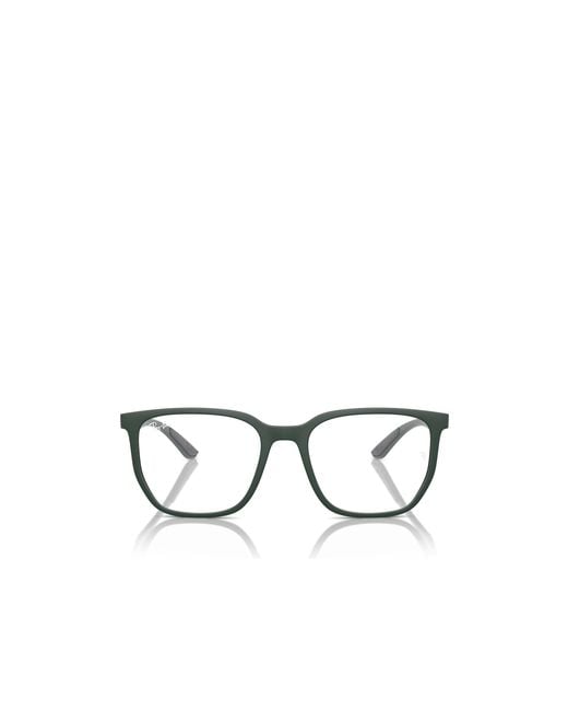Ray-Ban Metallic Square-Frame Glasses for men