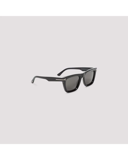 Tom Ford Gray Eyewear Lelio Square Frame Sunglasses for men