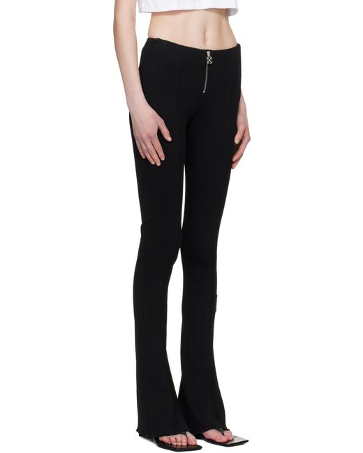 Off-White c/o Virgil Abloh Black Heavy Jersey Slim Pants