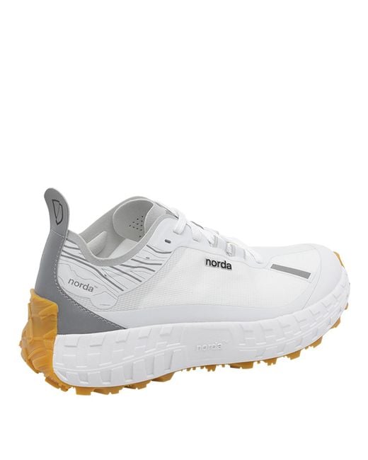 Norda White 001 Trail Low-Top Sneakers