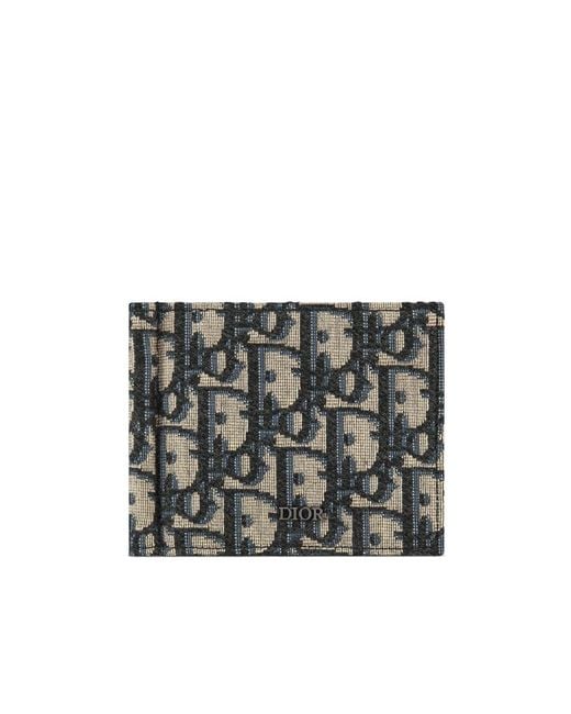 Dior Black Wallet With Bill Clip for men