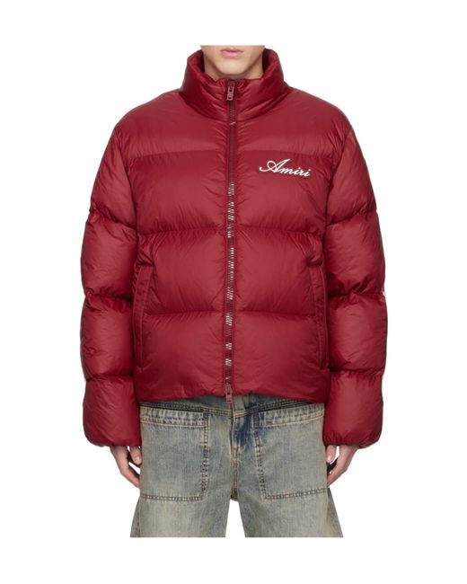 Amiri Red Bones Down Jacket for men