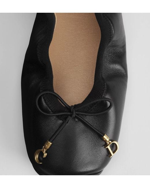 Dior Black Ballerine Cœur