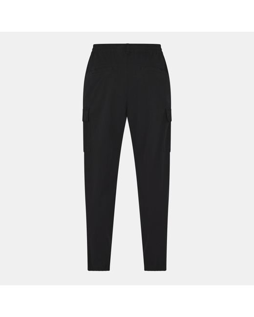Barbour Black Logo-Detail Cargo Pants for men