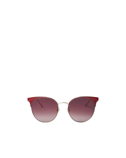 Gucci Purple Logo Details Sunglasses