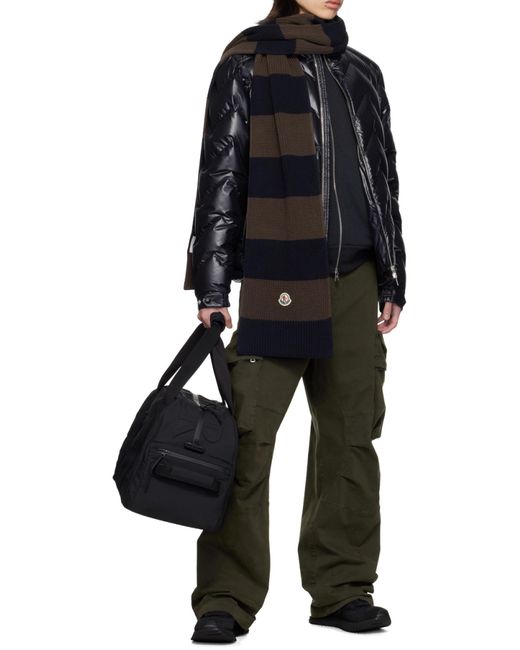 Moncler Black Pacey Lace-Up Trainers for men