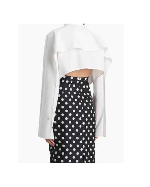 Khaite White Fritz Top