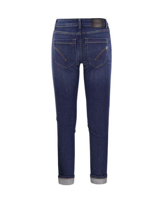 Dondup Blue Monroe Skinny Jeans