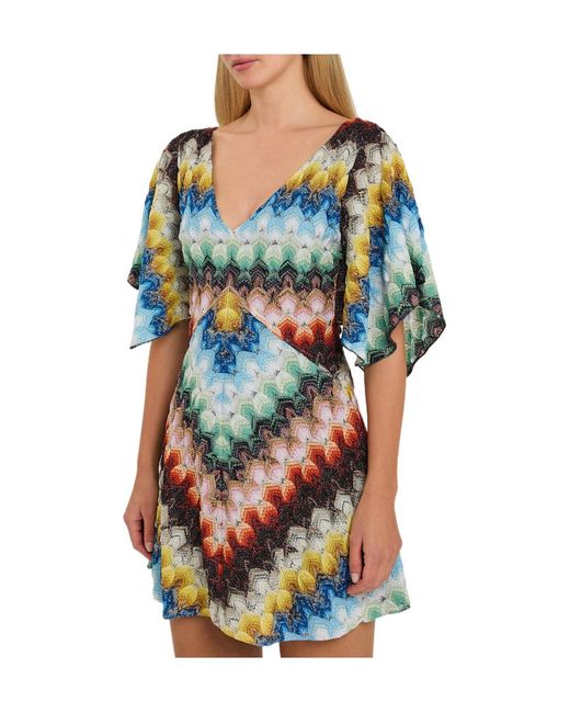Missoni Blue Lace Dress