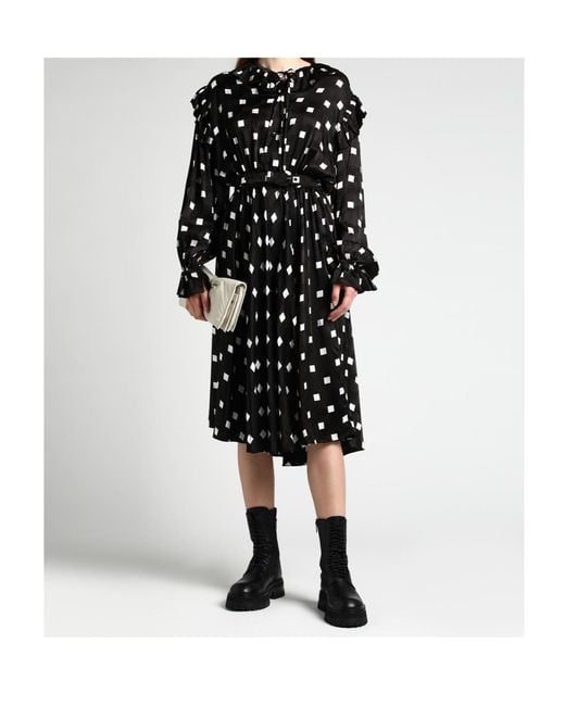 Balenciaga Black Midi Dresses