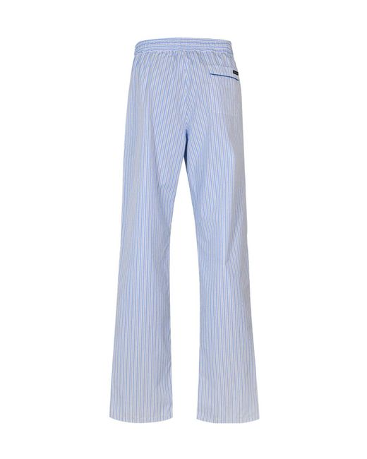 Dolce & Gabbana Blue Comfortable Versatile Casual Pants for men