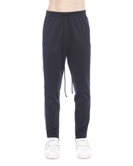 Valentino Gray Side Stripe Trousers for men