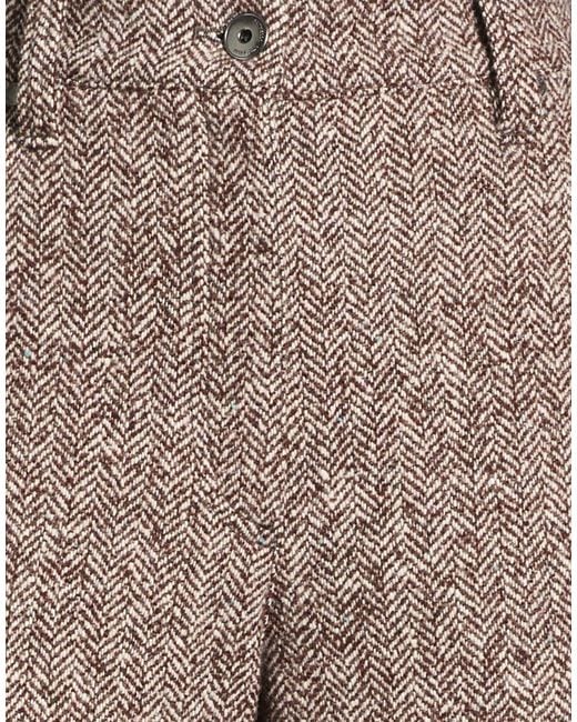 Brunello Cucinelli Gray Crisp Straight-Leg Dress Pants