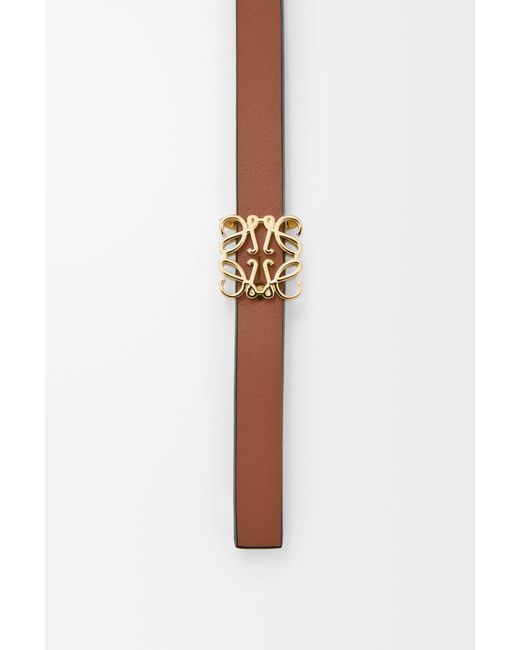 Loewe White Reversible Anagram Cube Belt