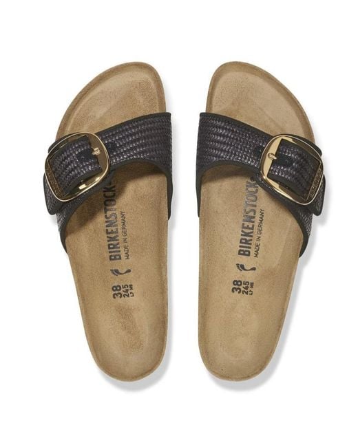Birkenstock Brown Madrid Big Buckle Sandals