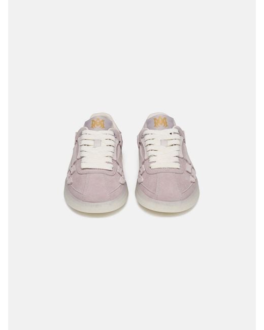 Amiri Pink Pacific Bones Low-Top Sneakers