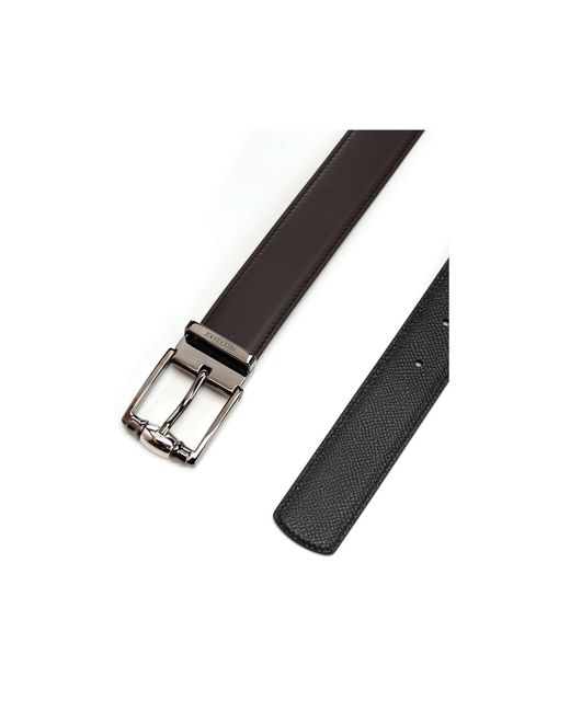 Ferragamo White Ferragamo Classic Logo Detailed Buckle Belt for men