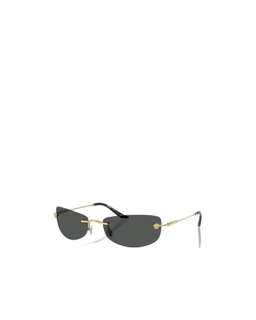 Versace White Frameless Sunglasses for men