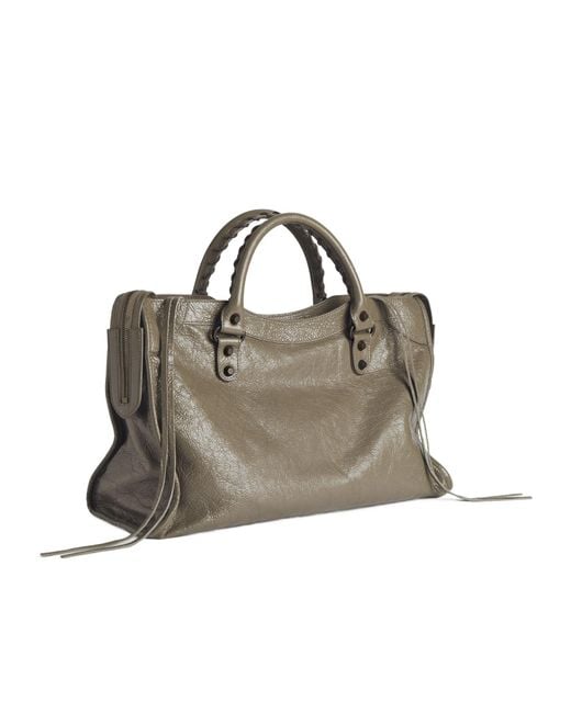 Balenciaga Metallic Le City Bag Medium