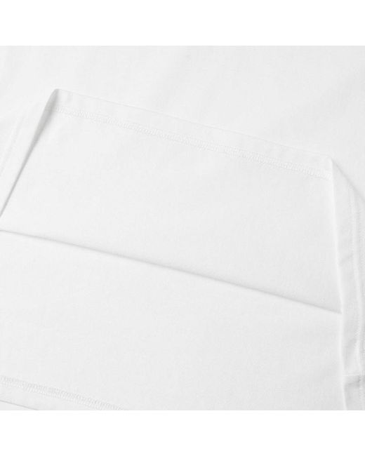 Burberry White Logo Cotton T-Shirt for men