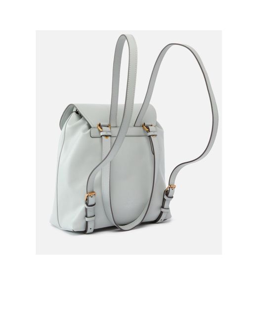 Pinko White Drawstring Backpack