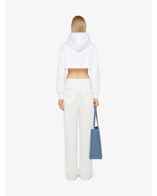 Givenchy White Oversized Jeans