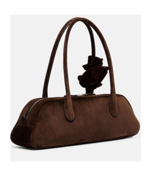 Magda Butrym Brown Brigitte Suede Shoulder Bag
