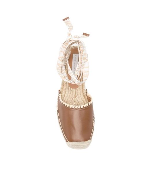 Stella McCartney Natural Gaia Platform Espadrilles