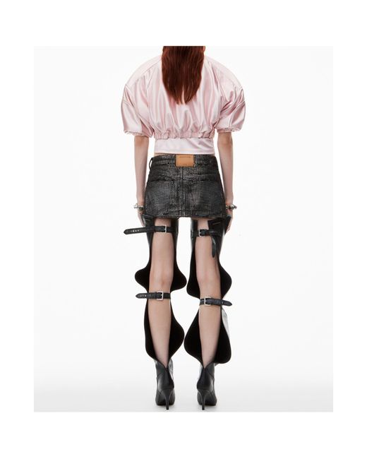 Alexander Wang Pink Logo-Appliqué Bomber Jacket