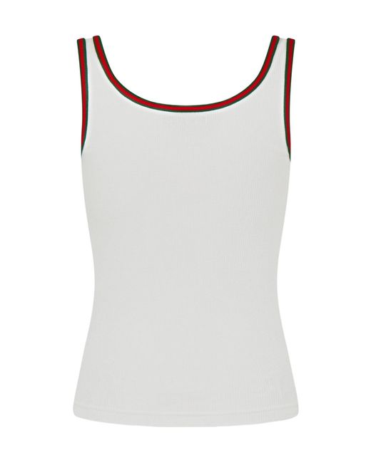 Gucci White Simple Vest