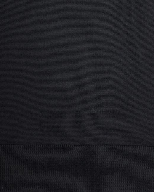 Paolo Pecora Blue V-Neck Long-Sleeved Sweater for men