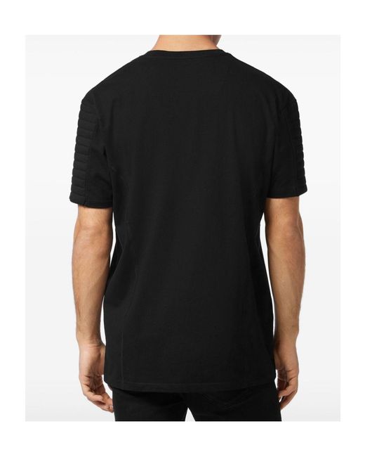 Philipp Plein Black T-Shirt Logo for men