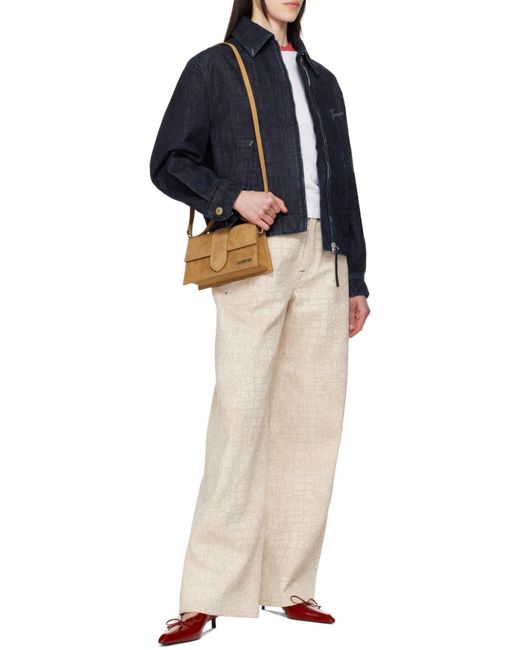 Jacquemus Brown Le Grand Bambino Top Handle Bag