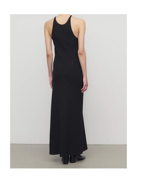 The Row Black Johanne Silk Dress