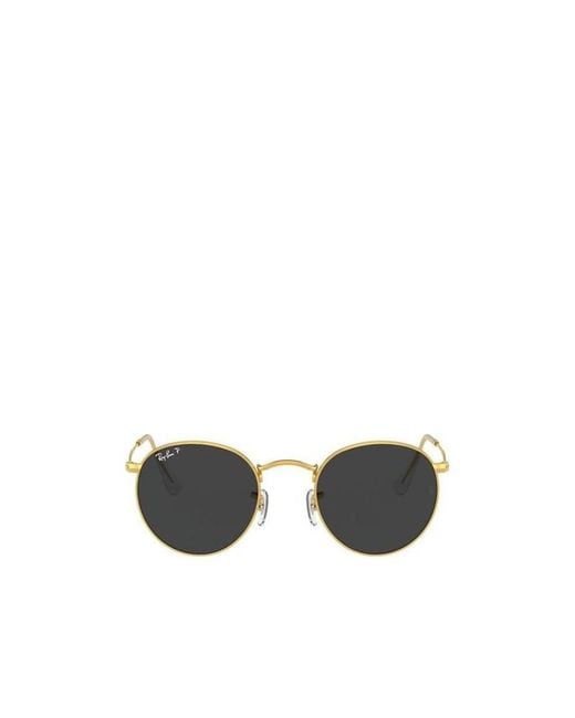 Ray-Ban Multicolor Round Frame Polarised Sunglasses for men