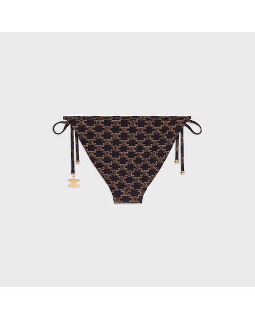 Céline Brown Triomphe Swimsuit Bottom