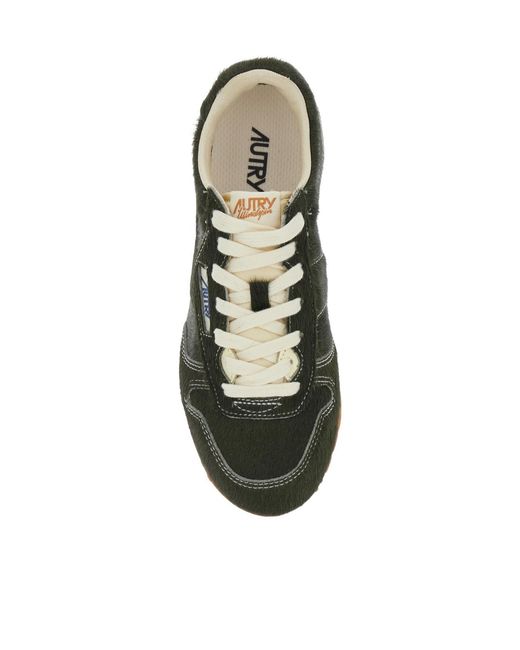 Autry Green Windspin Low-Top Sneakers