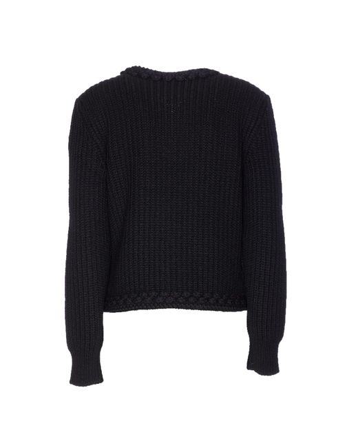 Moncler Blue Padded Zip-Up Cardigan