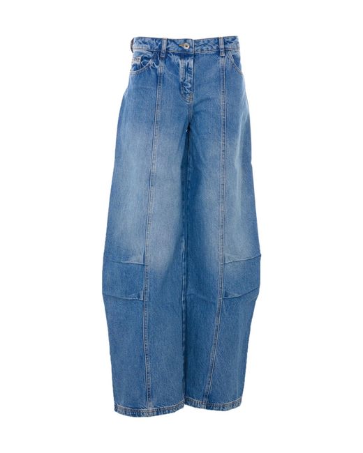 Patrizia Pepe Blue Wide Leg Jeans