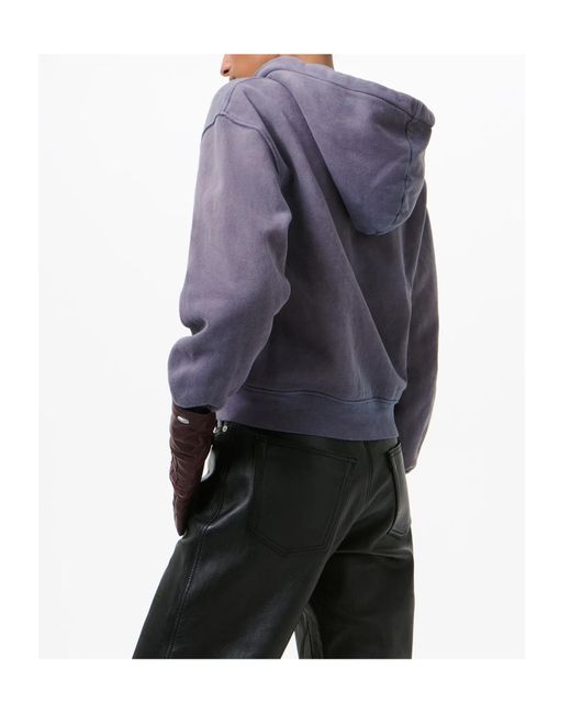 Our Legacy Purple Mischief Zip-Up Hoodie