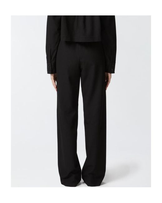 Pinko Black Semaforo High-Waist Trousers