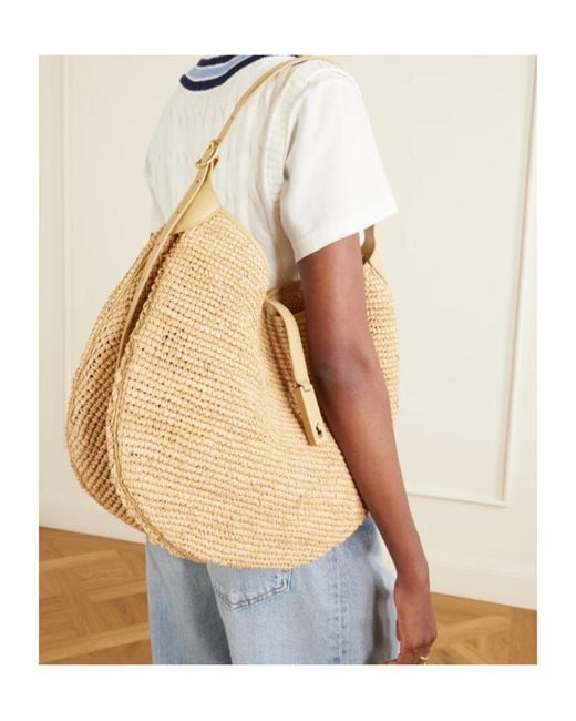 Polo Ralph Lauren White Woven Shoulder Bag